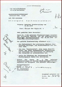 Geheimer Staatsvertrag von 1949